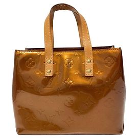 Sac à main Louis Vuitton Lead PM Monogram Vernis Bronze