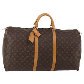 LOUIS VUITTON Monogram Keepall 60 Boston Bag M41422 LV Auth am12081A Monogramme