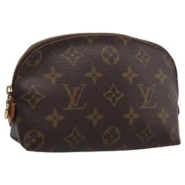 LOUIS VUITTON Monogram Pochette Cosmetic PM Bolsa de Cosméticos M47515 Auth BA14983 Monograma