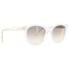 CHANEL - Óculos de sol Chanel em acetato transparente com glitter Branco