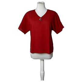 Chloé Top Vintage Chloe de mezcla de algodón Rojo L Roja