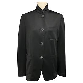 Veste Rag & Bone noire structurée à boutonnage frontal et trois poches Noir
