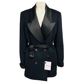 Autre Marque Giacca da smoking doppiopetto relaxed Callas Navy Vittoria Blu navy