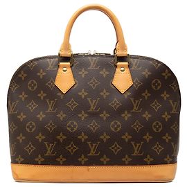 Sac à main Louis Vuitton Monogram Alma PM Marron Marron