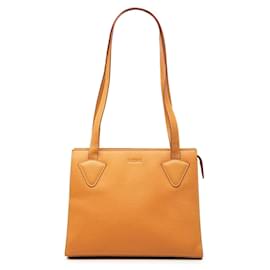 Sac cabas LOEWE en cuir jaune Jaune