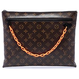 Borsa a Pochette Clutch Louis Vuitton Monogram Solar Ray A4 Marrone Marrone