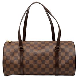 Brown Louis Vuitton Damier Ebene Papillon 30 Handbag Brown