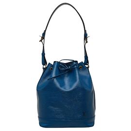 Borsa a tracolla Louis Vuitton Epi Noe Blu