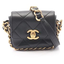 Borsa a tracolla Chanel Matelassé con catena Nero