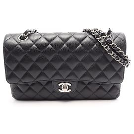 Borsa a tracolla Chanel Matelassé Double Flap Nero