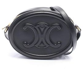Céline Borsa a tracolla ovale Celine Cuile Triomphe Nero
