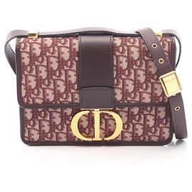 Christian Dior Dior 30 Montaigne Handbag Dark red