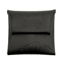 Hermès Hermes Bastia Coin Case in Swift Leather Black