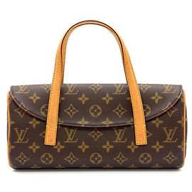 Louis Vuitton Sonatine Handbag Brown Monogram