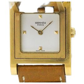 Hermès Orologio da donna Hermes Medor placcato oro Quartz Altro