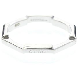 Gucci Link to Love Ehering aus Weißgold Silber