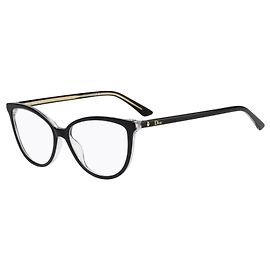 Óculos de grau Dior Montaigne 33 TKX pretos Preto