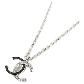 Collana Chanel ABF793 Argento Nero