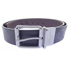 Louis Vuitton Damier Print 40mm Gürtel M9150 Braun Schwarz