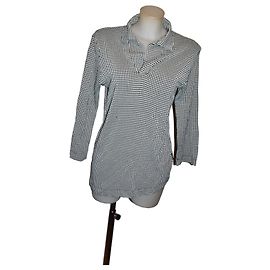 Versace Jeans Couture Langarmshirt Schwarz Weiß