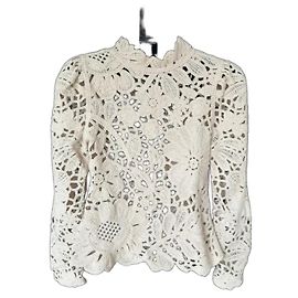 & Other Stories Top in crochet beige Beige