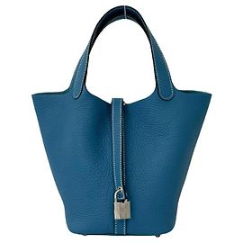 Hermès Borsa HERMES Picotin Lock PM Blu