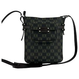 Loewe Anagram Pattern Logo Embossed Shoulder Bag Brown