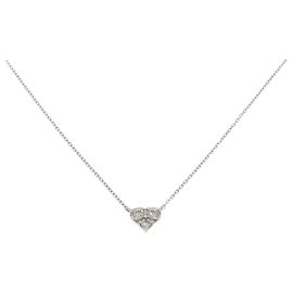 Autre Marque Collar de Diamantes Au750 Plata
