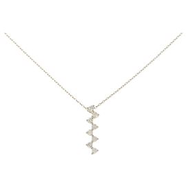 Autre Marque Colar de Diamantes Au750 Rosa