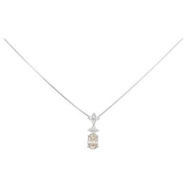 Autre Marque Diamantenhalskette Au750 Silber