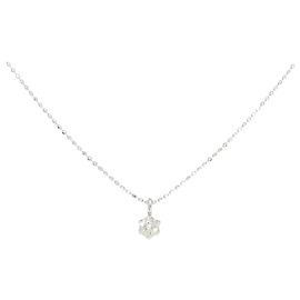Autre Marque Colar de Diamantes Pt900 Pt850 Prata