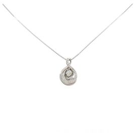 Autre Marque Collar de diamantes Pt900 Pt850 Plata
