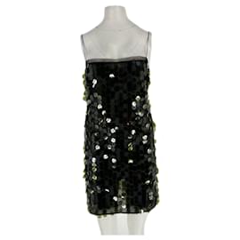 Autre Marque Schwarzes Paillettenkleid Schwarz