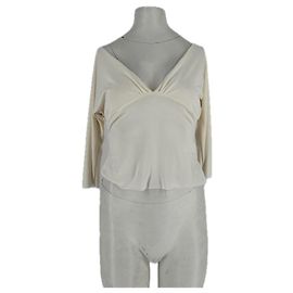 Autre Marque WITH JÉAN Ecru Top Beige