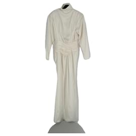 Autre Marque Weißes Maxikleid Weiß