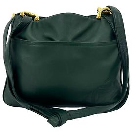 Bolsa de Ombro em Couro LOEWE Vintage Anagram Verde