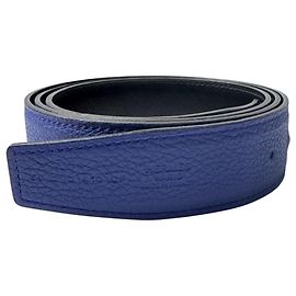 Hermès Hermes Reversible Belt C Stamp in Black/Blue Black Blue
