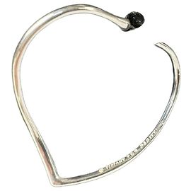 Orecchini a cerchio Tiffany & Co. Open Heart Argento