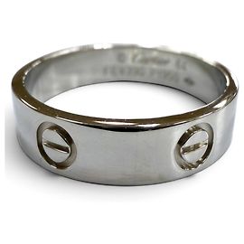 Anello Cartier Love in Platino 950 Argento