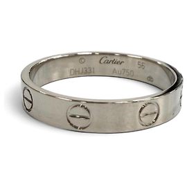 Cartier LOVE Ring Mini in White Gold Golden