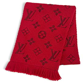 Stola Louis Vuitton Ruby Monogram Rosso