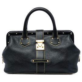 Louis Vuitton Black Suhali Lingenieux PM Nero