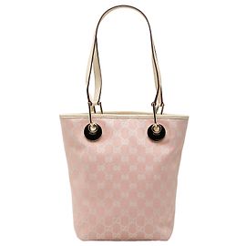 Gucci Pink GG Canvas Eclipse Tote Pink
