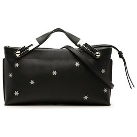 Bolsa Missy Satchel LOEWE em couro preto Small com estrelas Preto