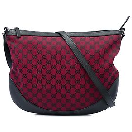 Bolso bandolera Gucci Red GG Canvas Roja