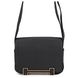 Hermès Hermes Black Chevre Mysore Shoulder Bag Black