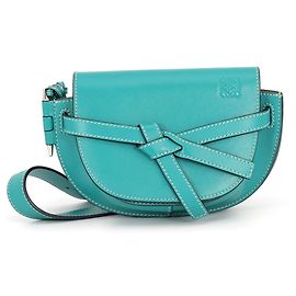 Sac banane Loewe Gate en cuir Vert