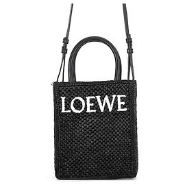 Sac à main cabas Loewe Standard A5 Noir Blanc