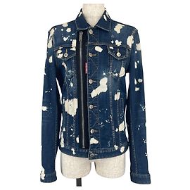 Autre Marque DSQUARED2 Denim Cotton Jacket Blue Other