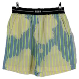 Msgm Cloud Shorts Blue Cotton Blue